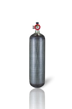 2L carbon fiber composite gas cylinder for rescue