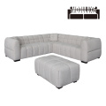 Sofa Jordana Sectional Bergaya dengan Fitur Reclining Nyaman