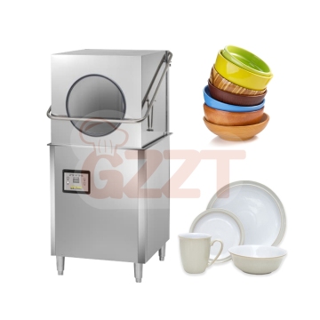 Hood Type Automatic Stainless Steel Commercial Dishwasher for Sale