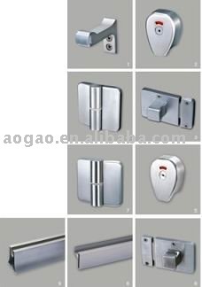 toilet cubicle hardware