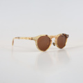 Brown and Black Yak Horn Sunglasses