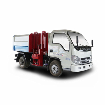 4x2 Foton 3 m3 hanging bucket garbage truck