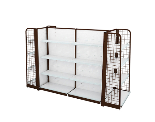 Delikat designade Supermarket Steel Display Shelves