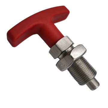 Stainless steel T grip handle clamping Indexing plunger