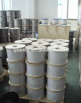 high quality AISI304 Stainless Steel Wire Rope 7*7 6.0mm