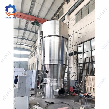 Mesin granulator tempat tidur vertikal untuk susu bubuk
