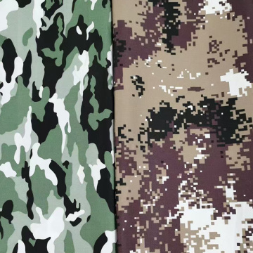 Tela de camuflaje del desierto de poliéster de poliéster impermeable