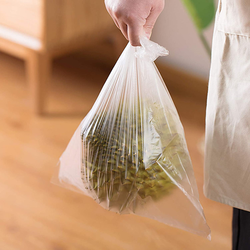 Food Freezer Flat Bag on Roll Clear Biodegradable Plastic Bag for Vegetables Packing