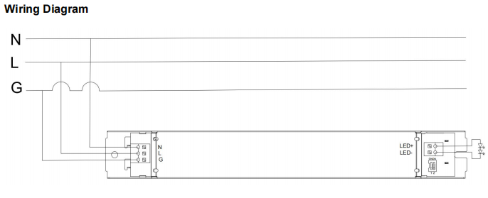 80W Non SELV Linear Led Driver