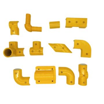 Fiberglass tube connector FRP handrail fittings accessories