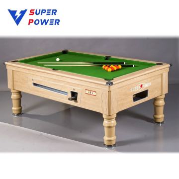 Coin-Operated Rubber Mat Billiards Table - Newly Designed Commercial Model for Sale