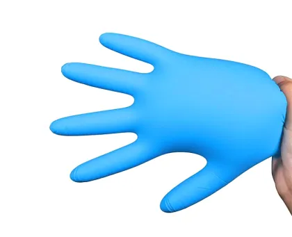 Disposable medical nitrile gloves