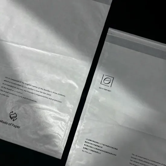 Biodegradable Glassine Paper Bags and Envelopes for Clothing Packaging