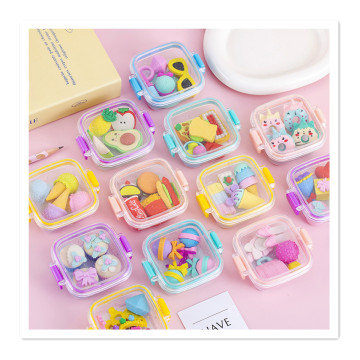 Creative Cute Non-Toxic Soft Rubber Cartoon Pencil Erasers for Students