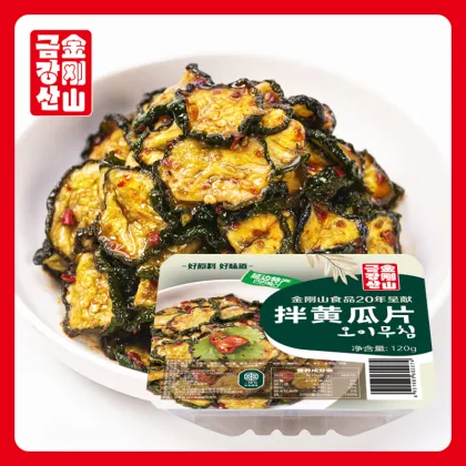 Boxed dried cucumber slices salad