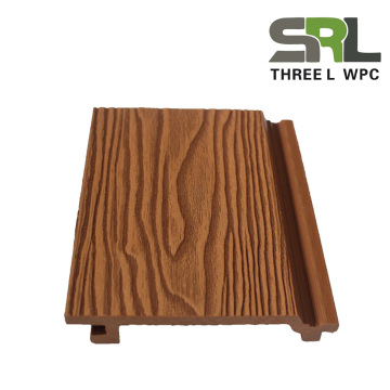 3D Exterior Fireproof WPC Cladding Panels 148x21