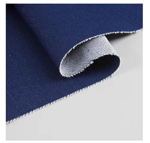 Stretch Denim Medium Indigo Jeans Fabric