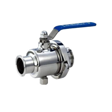 Stainless steel non-stagnant ball valve