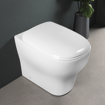 Factory Wholesale Modern Design Back to Wall Toilet Commode