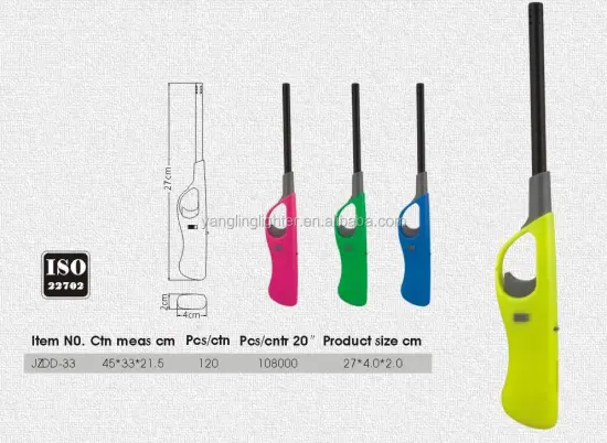 China Manufacturer Offers Eco-Friendly Kitchen Gas Lighter