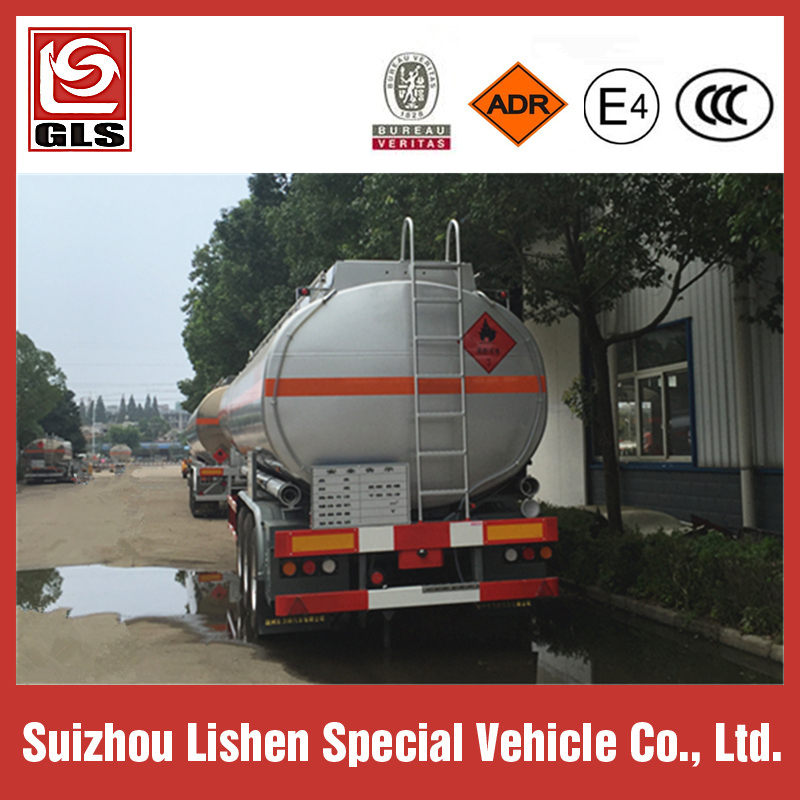 Tri-axle 43.5CBM Flammable Liquids Transport Tank Trailer