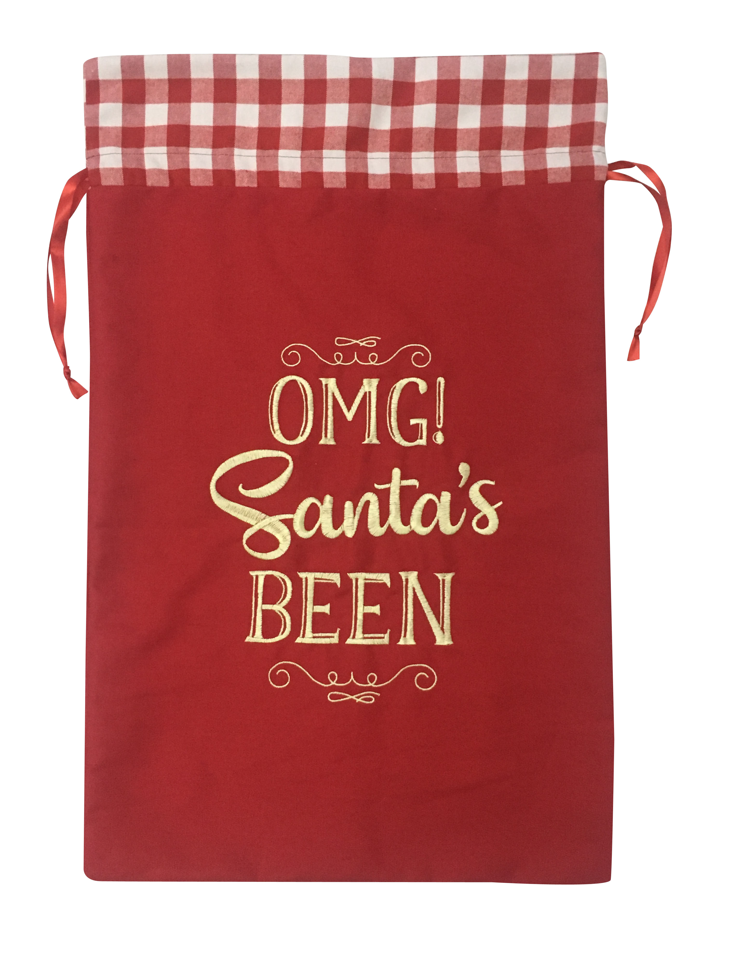 Drawstring Christmas Bag