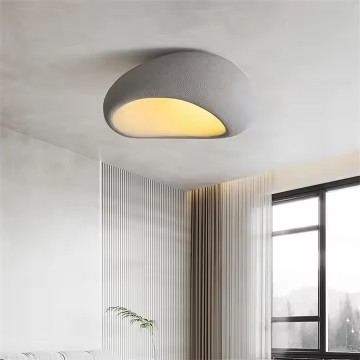 Nordic Minimalist Wabi-Sabi LED Ceiling Lamps for Living Room and Bedroom