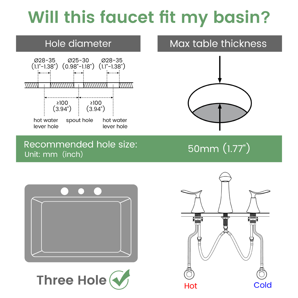 Sink faucet 1403b 12