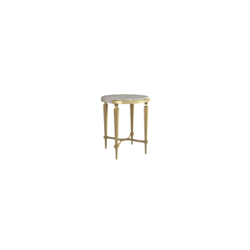 Muebles para el hogar Mesa de consola redonda de mármol natural