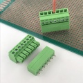 3.5mm Pitch PCB 7 way terminal block 180degree