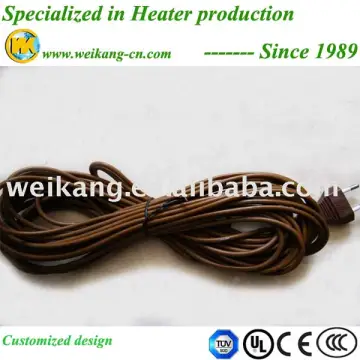 silicone rubber heater cable with CE