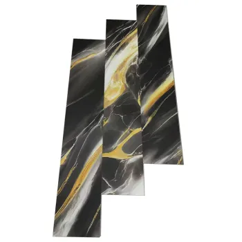 Modern Luxury 5mm Thick SPC Marbled PVC Vinyl Floor with Foam Backing and Glue for Home, Office, Gym, Hospital