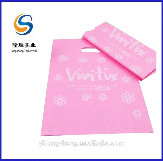 HDPE die cut carry bag