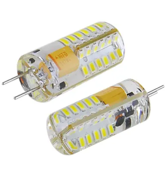 G6.35 Silicone LED 12V AC/DC 3W Daylight White 4000K Lamp Light Bulb