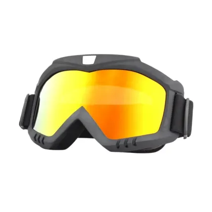 Colorful Lens Cycling Glasses & Motocross Goggles - UV Protection & Safety