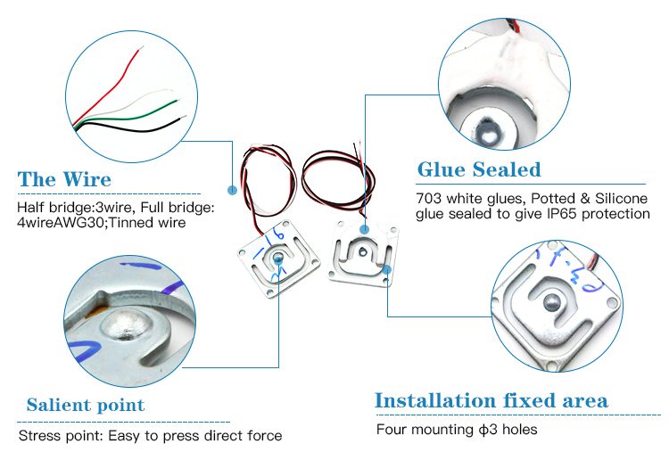 GML670A micro load cell detail