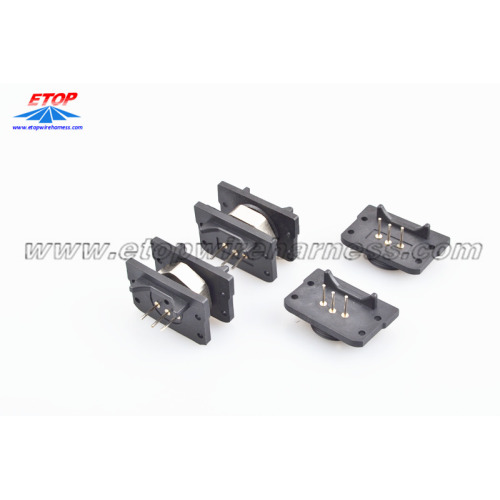 Conector plástico waterproofing 3PIN para o sistema de iluminação