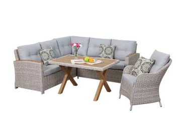 Rattan sofa set