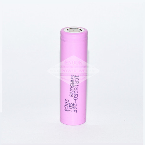 2017 Pink Samsung 26F 18650 Battery