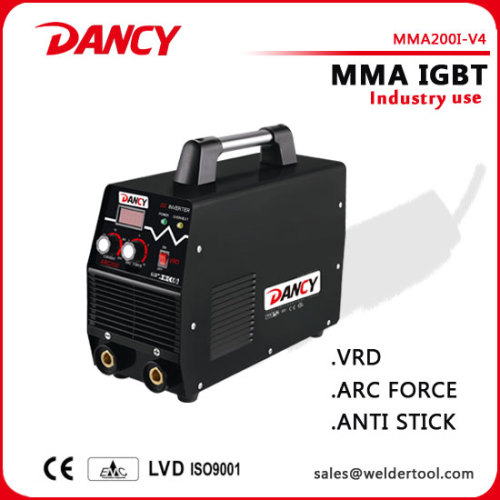 Industry use MMA IGBT technology arc welder MMA200