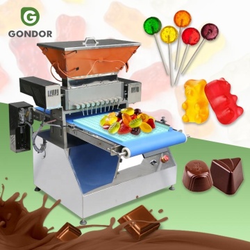 Hård socker gelé godisproduktionsmaskin: labb skala vitamin gummy bonbon maker