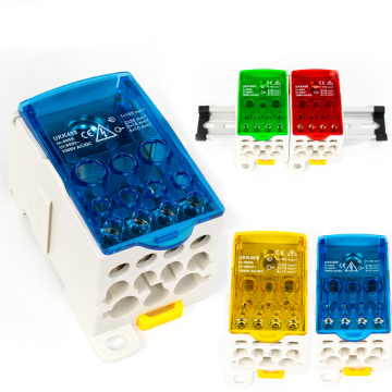 Terminal Block montato su binario DIN UKK400A - Connettore di filo universale