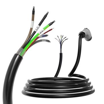 Kabel ładujący 16 A, 3-fazowy IEC62196-2 typ 2 ev