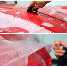 Limpie la envoltura de coche protector