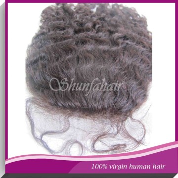 cheap human hair lace closure,human hair closure,brazilian curly closure