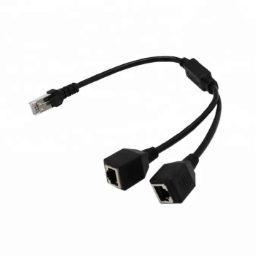 RJ45 Male to Female Ethernet Adapter Splitter