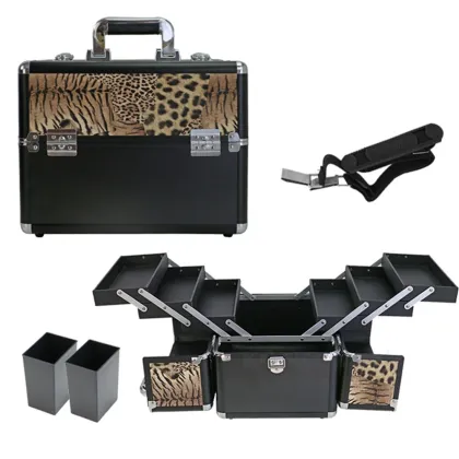 KONCAI Hard Shell Messenger Make-up Bag