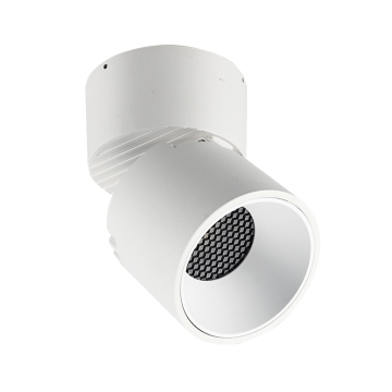 White Round Dimmable Hotel LED Spotlight 10W Surface Mount Light 9W COB Downlight