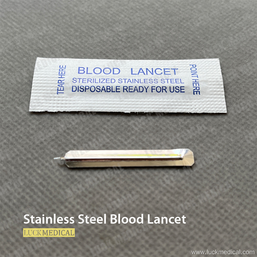 Stainless Steel Blood Lancet Diabetes And Endocrinology