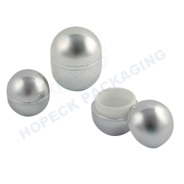 ball shape aluminum jar , cream jar , wide range size